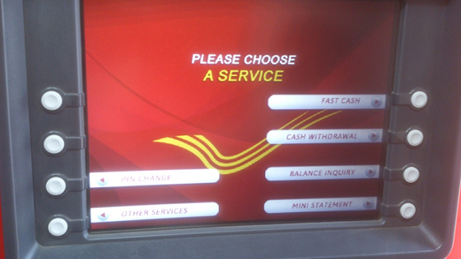 ATM-india post...